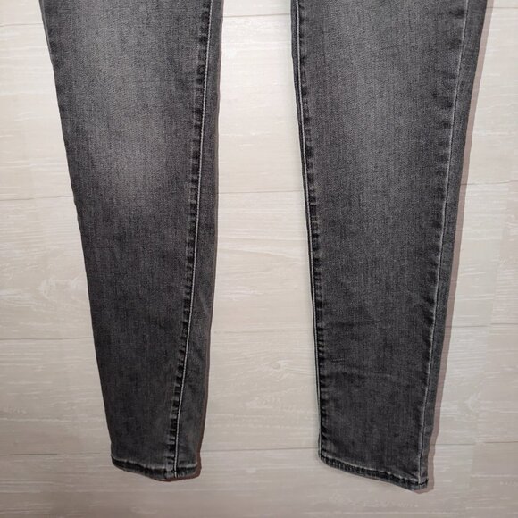 Levi’s 721 High Rise Skinny Jeans Size 30 Gray Stretch Slim Fit Denim Pants - Picture 5 of 7